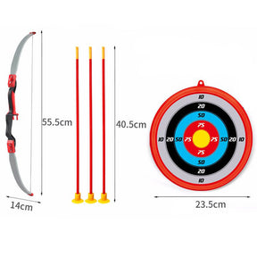 Archery Bow and Arrow Toy for Kids with Target Outdoor Garden Fun Game-535P