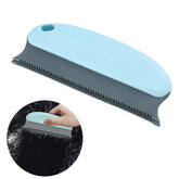 Pet Hair Remover Brush Cat Hair Controller for Cleaning Carpet Sofa Home Furniture-Blue