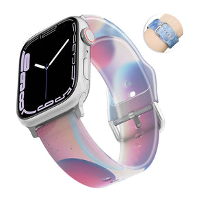 Jelly Silicone Sports iWatch Band for Apple Watch Series 8/7/6/5/4/3/2/1/SE-03