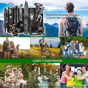 13 in 1 Survival Kit Gear And Equipment-CY56