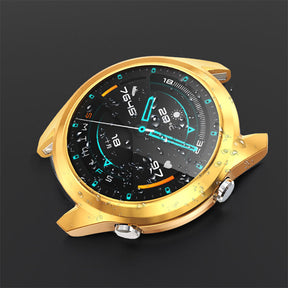 TPU Screen Protector Case For Huawei Watch GT2 42mm&46mm with HD Tempered Glass-RoseGold