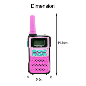 3 Pcs Kids Handheld Walkie Talkies 3 km Long Range for 3-12 Year