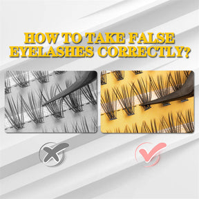 240Pcs Eyelash Clusters 10-14mm Mix Lengths False Eyelashes-10D20D