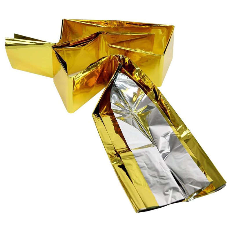 10 Pack Foil Mylar Thermal Emergency Blankets for Outdoors-160X210cm