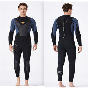 Adore Men Wetsuit 3mm Neoprene Scuba Diving Snorkeling Surfing Swimming Cold Water Wetsuit-WS19495-BlackGrey