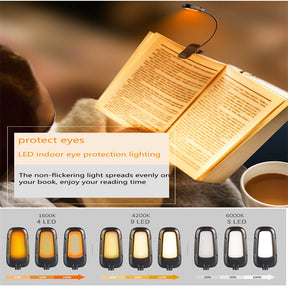 9 LED Clip on Book Light for Reading in Bed LED Reading Light for Books and Kindles Reading Lamp