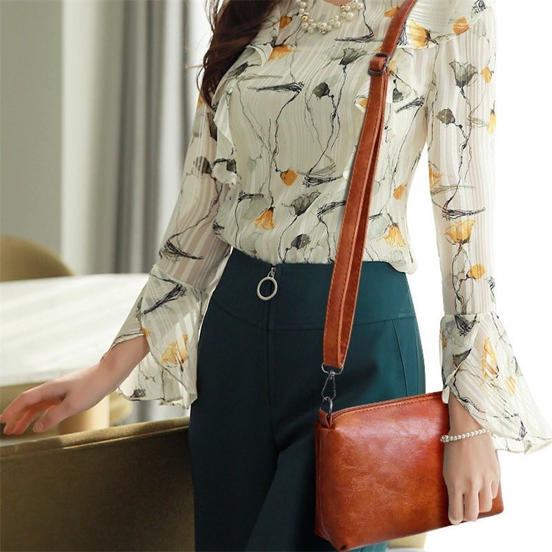4pcs Women Fashion Handbags Purse Vintage Shoulder Bag-Red