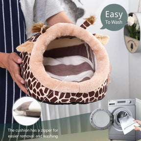 Animal Bed Guinea Pig Cage Habitat-Giraffe