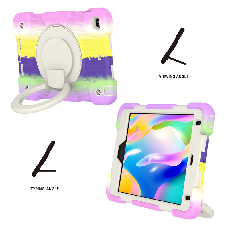 iPad Case For iPad Mini 4/5 with 360¡ãSwivel Stand-Colorful Purple