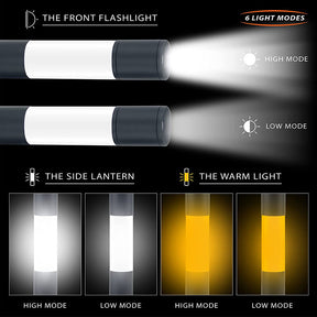 Outdoor LED Camping Lantern Flashlight Rechargeable with USB Cable and Tripod