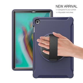 Spider Man 3-Layer Heavy Duty Tablet Case For Samsung Galaxy Tab S5E 10.5 (2019) T720-Dark Blue