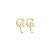 Alphabet Letter Earrings Personalized Initial Stud for Ladies Girls-G