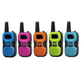 5 Pcs Kids Walkie Talkies Rechargeable Long Range Camping Toys