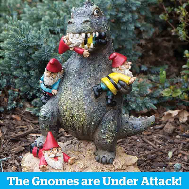 Hilarious Lawn Gnome Godzilla Patio Lawn Yard Garden Decoration