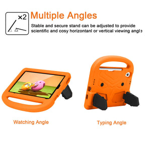 Sparrow iPad Case Kids Safe Shockproof Handle Stand Cover For Mini6-Orange