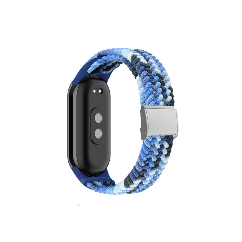 Nylon Braided Strap Adjustable Stainless Steel Buckle for Mi 8-15
