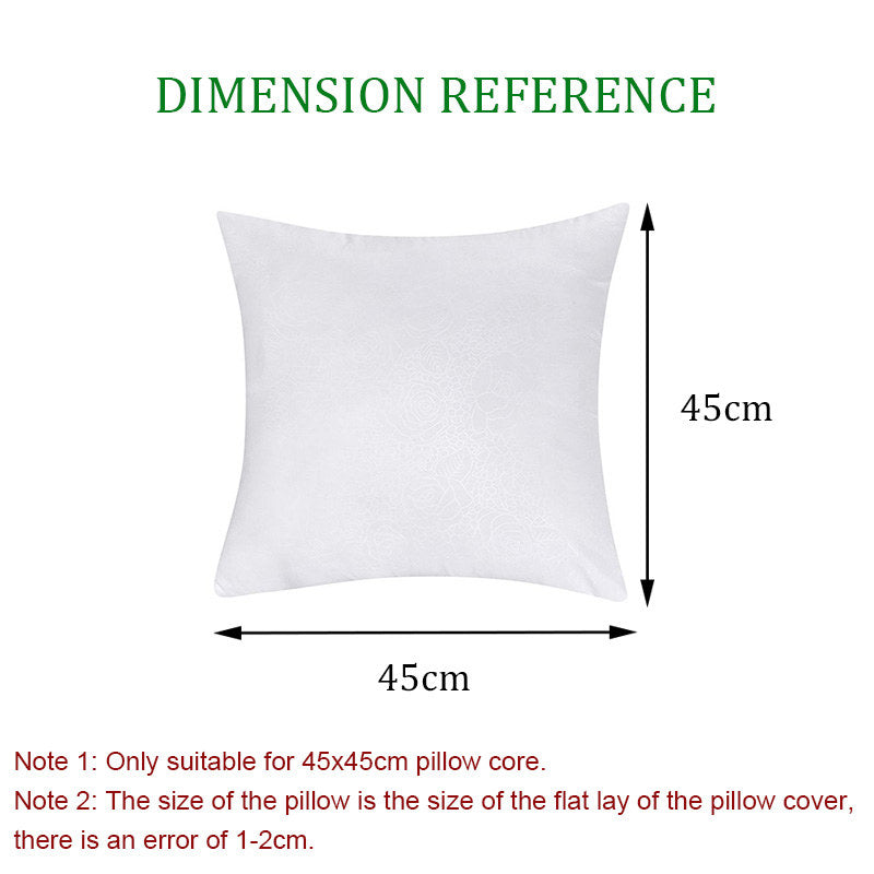 Set of 4 Christmas Pillow Covers 45 x 45 cm Cushion Pillowcase Decorations-Set10