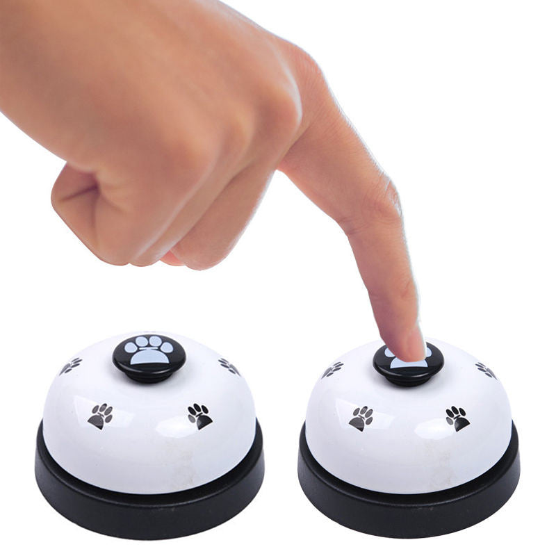 Pet Training Bells 2 Pcs Dog Bells for Potty Training and Communication Device-White