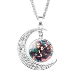 Moon Pendant Demon Slayer Necklace-11