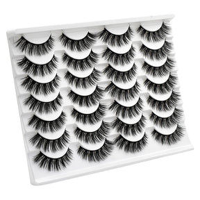 3D Multi-Layer False Eyelashes 14 Pairs Fluffy Cat Eye Lashes-E01