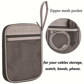 Watch Band Storage Organizer Holds 10 Watch Bands Travel Watch Straps Carrying Case Watch Band Storage Bag-Navy Blue