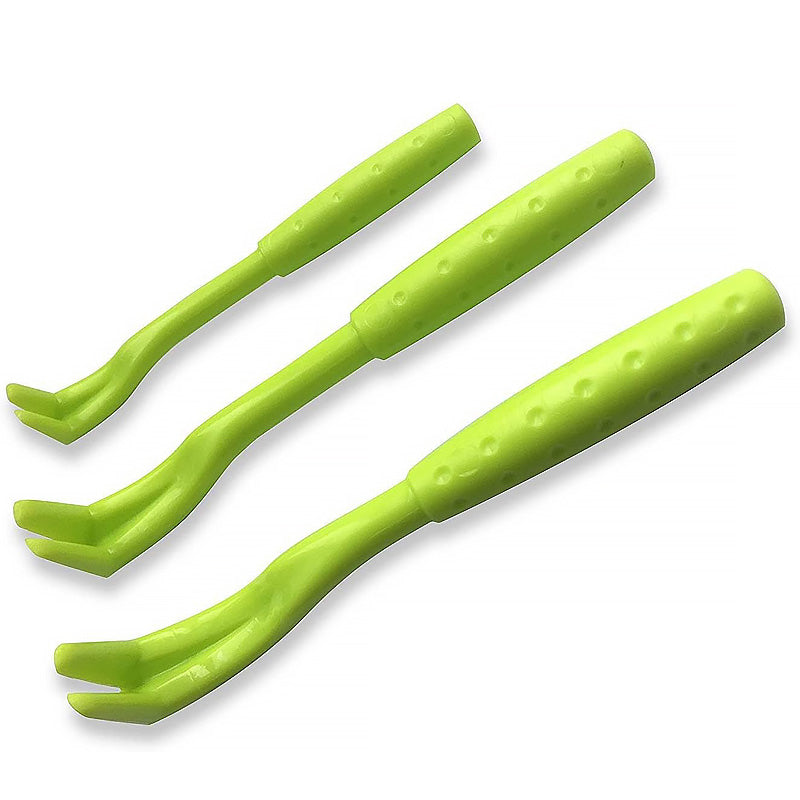 3 Pack Tick Removal Tool for Dogs Cats and Humans Removes Entire Head Body-Green