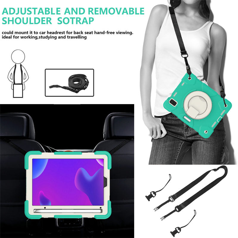 iPad Case For iPad Mini 6 with 360¡ãSwivel Stand-Mint Green