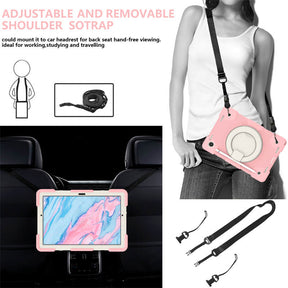 Tab A 8 X200/X205 Samsung Tablet Case with 360¡ãSwivel Stand-Cherry Blossom Powder