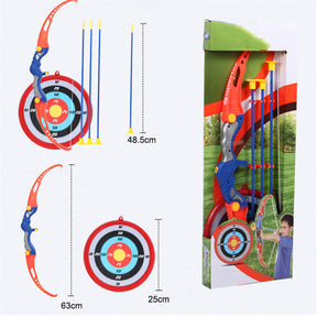 Archery Bow and Arrow Toy for Kids with Target and Quiver Garden Fun Game-535J