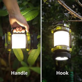Outdoor Strong Light Flashlight LED Camping Lantern Rechargeable with USB Cable