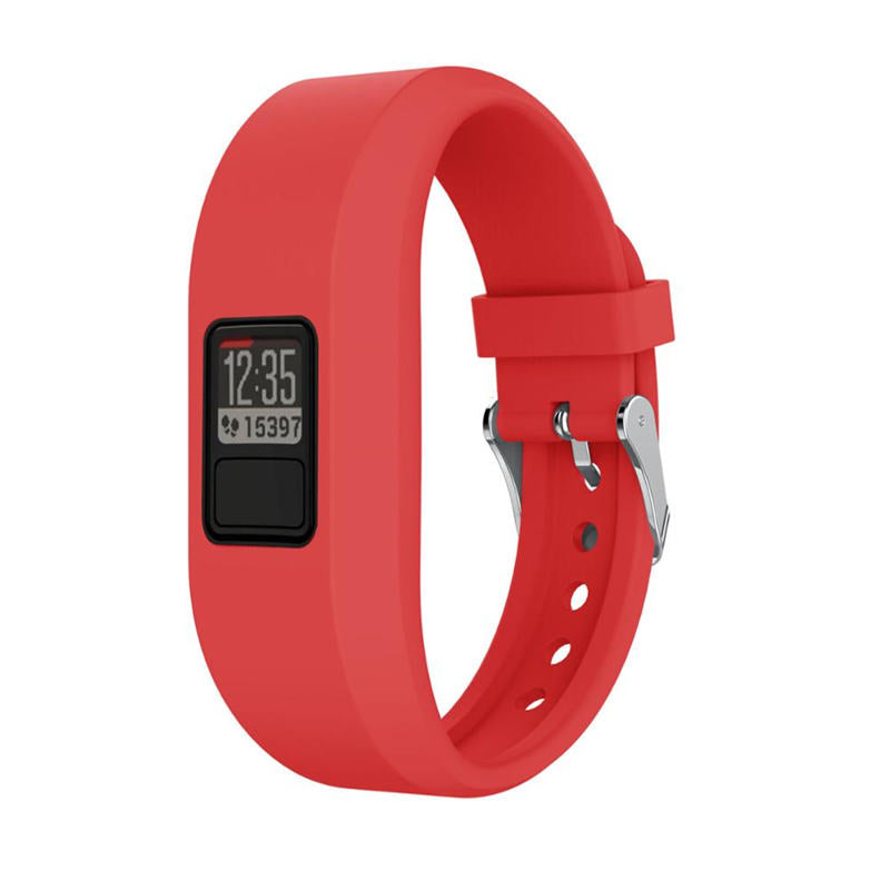 Silicone Replacement Watch Band For Garmin Vivofit 3-Red
