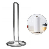 Simple Tear Standing Paper Towel Holder for Kitchen Countertop -Silver