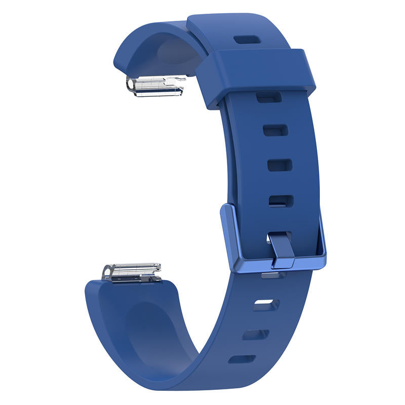 Soft Silicone Wristband Replacement Sports Watch Band For Fitbit Inspire/Inspire HR/ACE 2 -Navy Blue