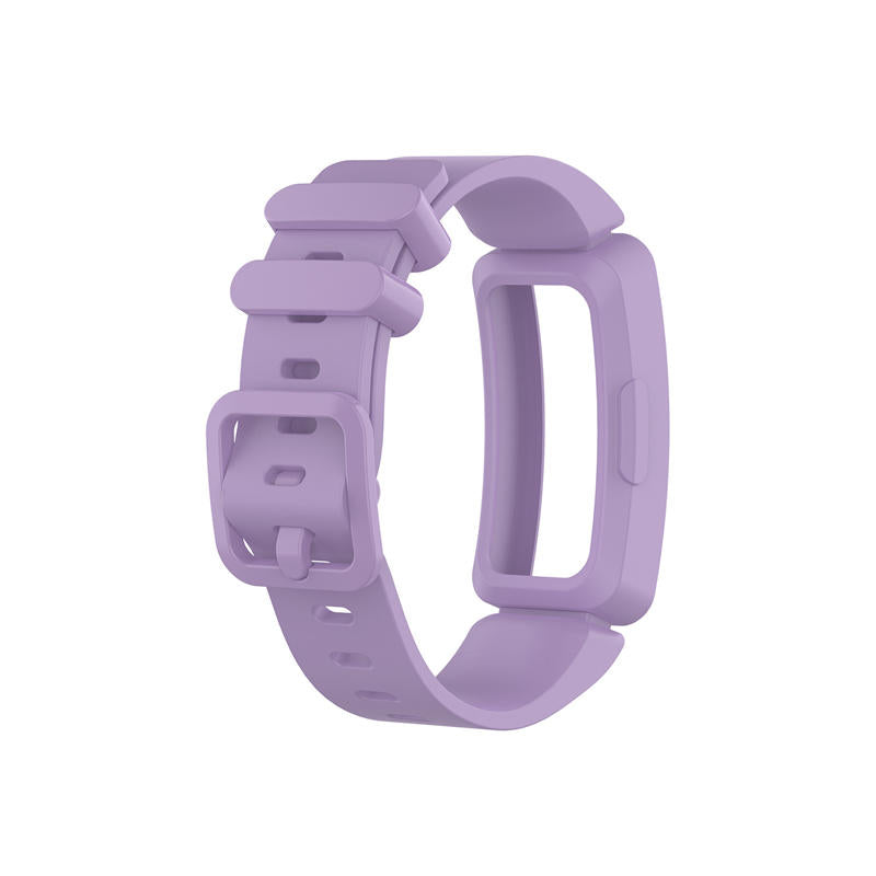 Silicone Watch Band For Fitbit Inspire/Inspire HR/ACE 2-Light Purple