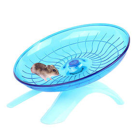 Hamster Silent Running Exercise Wheel Small Pet Toy-Blue