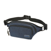 Casual Zipper Crossbody Fanny Pack For Traveling Running-Royal Blue