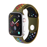 Rainbow Nike Watch Strap For Apple iWatch Series-Olivia