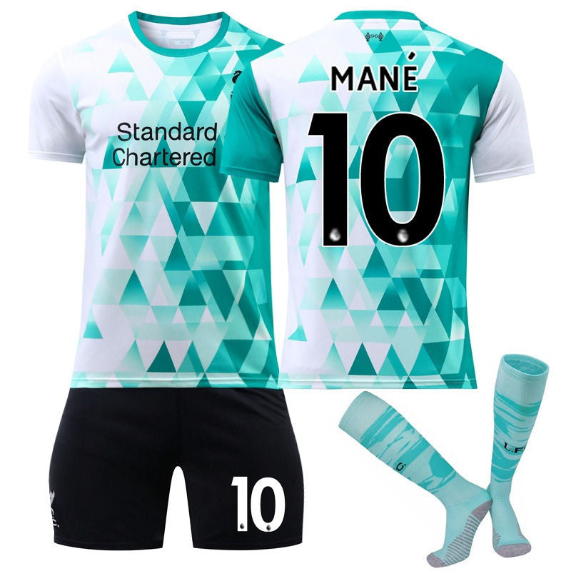 MANE #10 Liverpool Training Shirt 2022/23 Soccer Jersey Kit Football Set For Adult Kids