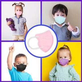 20Pcs FFP2 Face Mask for Kids-Pink