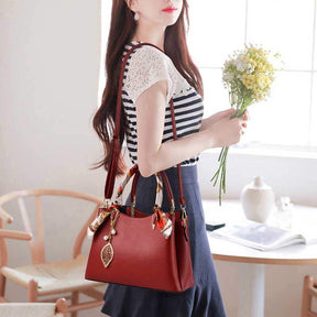 Womens Fashion Leather Purses and Handbags Top Handle Satchel Tote Bags-Dark Blue