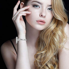 JCZ Watch Band Diamond Rhinestone Stainless Steel Wristbands for Apple IWatch Series 1/2/3/4/5/6/SE For Women-Silver