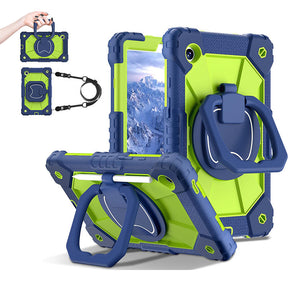 Samsung Galaxy A9 Plus Rugged Tablet Case with Handle Shoulder Strap-D