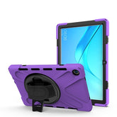 OnePiece Tablet Case Heavy Duty Anti-fall Protective Cover Bulit-in Kickstand For HuaWei MediaPad M5 10.8inch-Purple