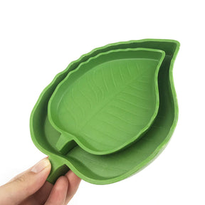 Reptile Food Water Bowl Plate Dish Suitable for Turtle to Drink and Eat-Tree