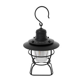 Retro Hanging Camping Lantern Rechargeable Portable Warm Lights-Black