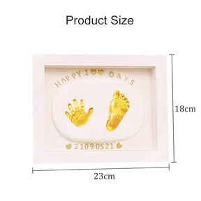 8in Baby Handprint Footprint Ornament Keepsake Maker Kit