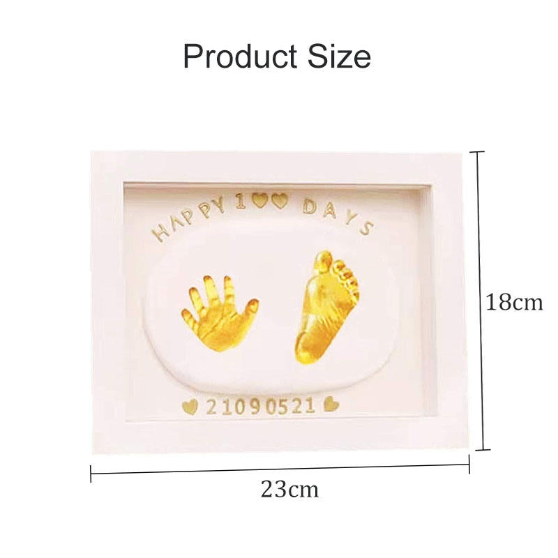 8in Baby Handprint Footprint Ornament Keepsake Maker Kit