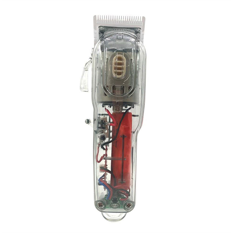 Clear DIY Back Housing Transparent Back Cover for Wahl 5-Star Series Magic Clipper Cordless 8148-Gray