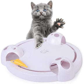 Turntable Cat Toy Interactive Electronic Toy for Cat or Kitten