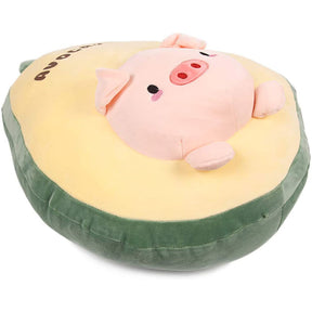 Piggy Plush Stuffed Animal Pillow-Cute Avocado Squishy Hugging Plushie-Gifts for Kids